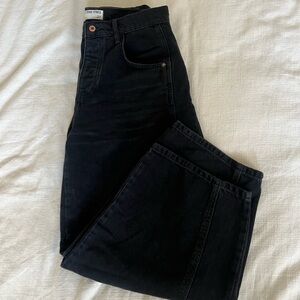 Free People We The Free Women’s Good Luck Black Barrel Jeans